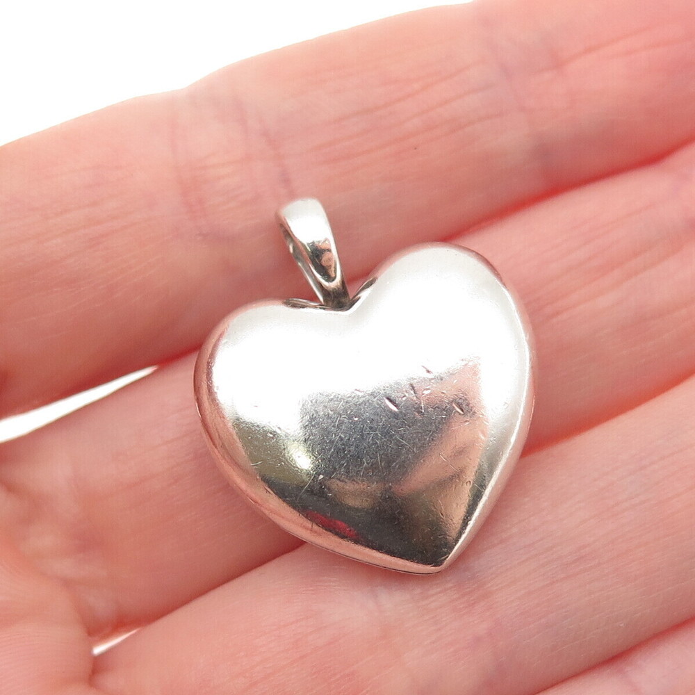 PANDORA 925 Sterling Silver C Z Love Locket Heart Charm Pendant